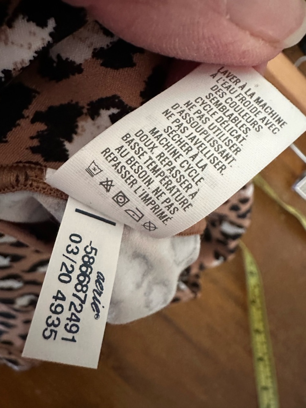 Aerie Leopard Print High-Waist Women’s Leggings - Brown size M - Picture 8 of 9